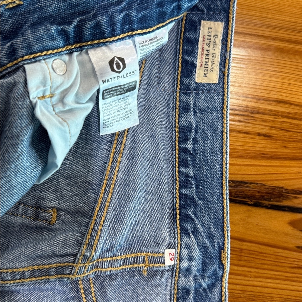 Womens Levi’s vintage Denim Maxi Skirt - Picture 2 of 6
